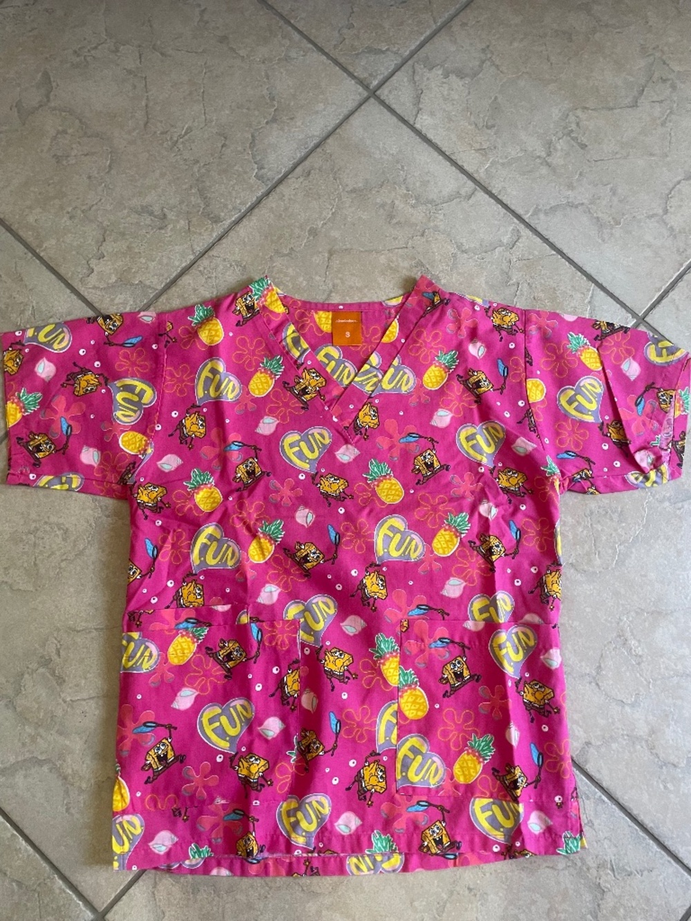 SpongeBob SquarePants Scrub Top